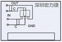 圖3：降壓電路的PCB設(shè)計示例。